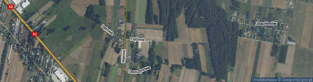 Zdjęcie satelitarne Dębowa ul.